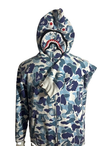 Bape shark hoodie felpa - shark,