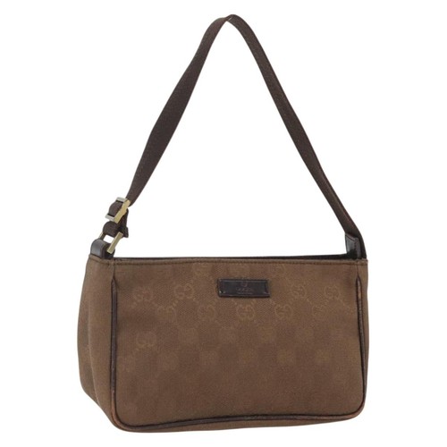 Gucci canvas shoulder bag - gg,