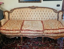 Salotto antico completo intagliato  