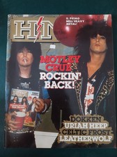 Rivista H/M heavy metal hard rock n. 34 - 1988 Motley Crue Dokken Celtic Frost