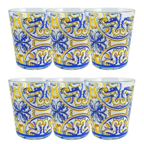 Set bicchieri vetro - 6,