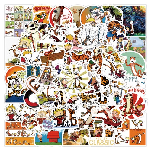 Adesivo calvin hobbes - adesivo, e