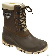 STIVALI STIVALETTI ANFIBI CACCIA MOUNTAIN GOMMA FODERATI MARRONE N.38 UNISEX