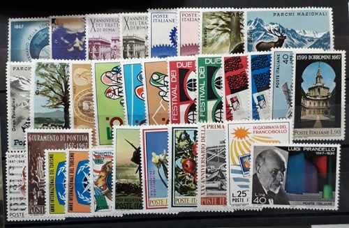 1967 italia francobolli - francobolli, annata