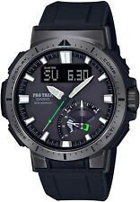 Orologio Uomo CASIO PRO TREK PRW-70Y-1JF Nero Multi Field Line Solar Atomic Nuovo Scatola