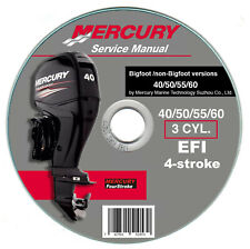 Mercury 40/50/55/60 EFI ELPT (3 Cyl.) fuoribordo  manuale officina