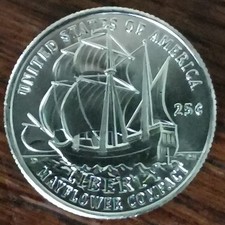 Quarter dollar USA MAYFLOWER