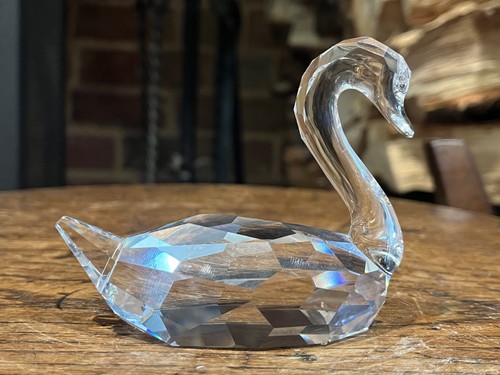 Swarovski crystal swan - crystal,