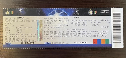 Biglietto ucl inter - ucl, vs