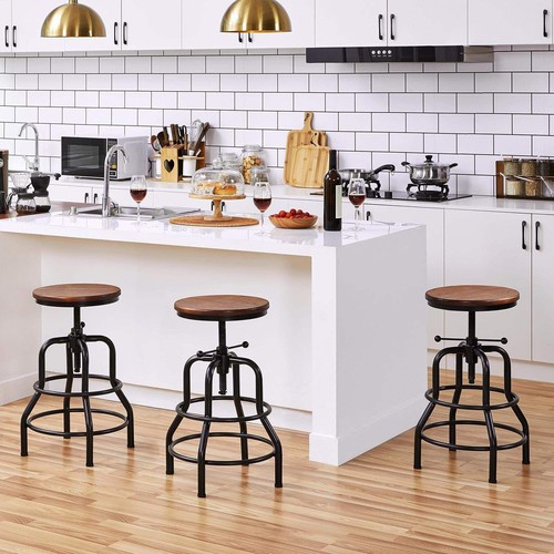 Sgabello bar marrone - da,