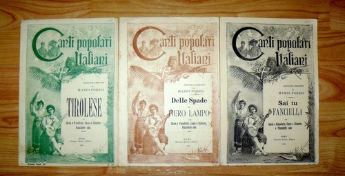 Spartito lotto canti - canti, popolari