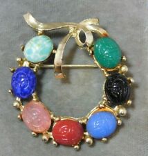 Vintage Verde Blu Rosso Vetro