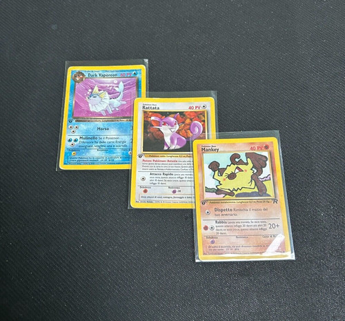 Pokemon lotto team rocket - 3x,