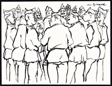 Soldati Guerra WWII Caricatura