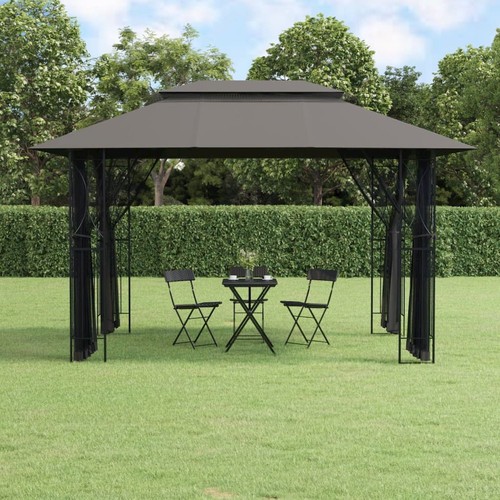 Gazebo with sidewalls - gazebo,