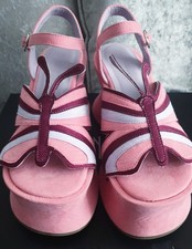 Sandali con zeppa plateau