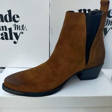 Stivali donna pelle texani