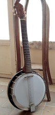 Vintage 60s 1960s Italiano Eko 6 Corde Chitarra Banjo Strumento Liutaio Western 