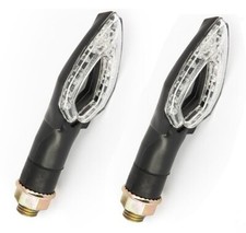 Pair black motorcycle led - motorcycle,