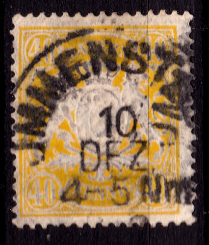 Timbre 1888 1904 allemagne - 1888-1904, allemagne/