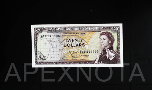Caraibi orientali dollaro - orientali, $20