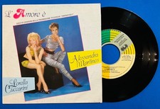 LORELLA CUCCARINI ALESSANDRA MARTINES Raro 45 GIRI L’AMORE É Sigla TV FANTASTICO