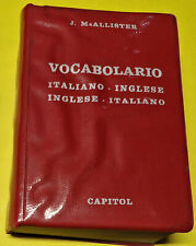 PICCOLO VOCABOLARIO ITALIANO INGLESE  CAPITOL NUOVO VINTAGE STOCK