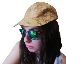 Alviero Martini Cappello con visiera Geo Prima Classe  Vintage