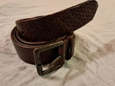 Cintura uomo DIESEL  B-HUMM cm 100 col marrone Originale Made in Italy 