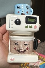 Caffettiera vintage viso