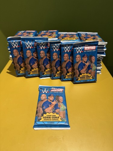 2017 topps heritage wwe - heritage,