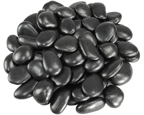 Rocce fiume nere - di, lucide