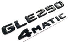 GLE250+4MATIC NERO PER MERCEDES BAGAGLIAIO POSTERIORE EMBLEMA DISTINTIVO TARGHETTA DECAL NUMERI