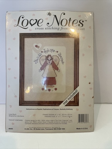 Note amore cucitura croce - cucitura,