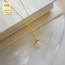 Ciondolo con perle in vero oro