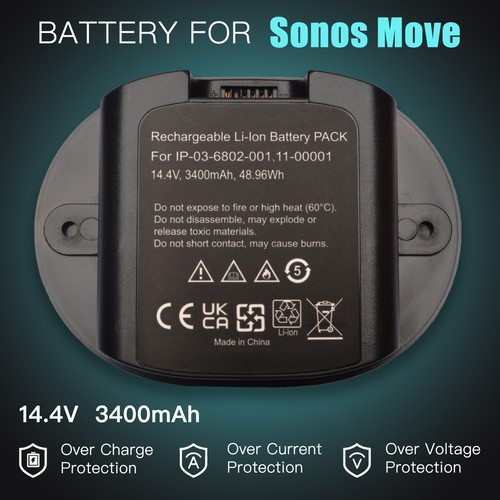 Batteria ricambio 3400mah - batteria, di