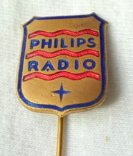 antico distintivo spilla RADIO
