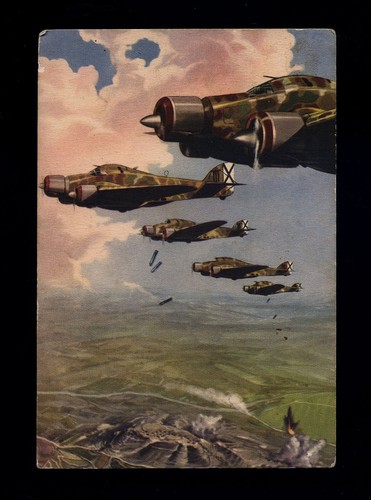 Cartolina militare aeronautica - militare,