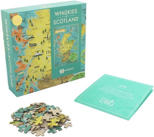 Puzzle cru whisky - cru, scozia