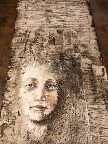 Volto donna compensato - di,