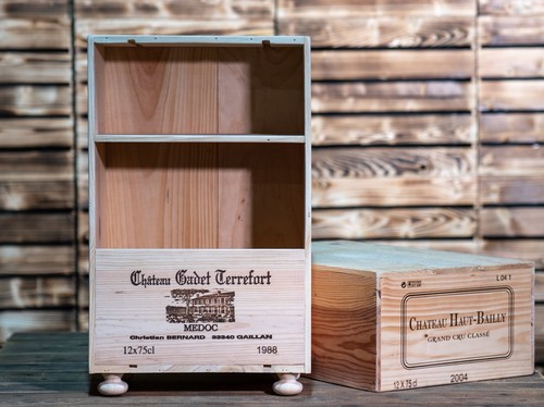 Coppia comodini porta vino - comodini,