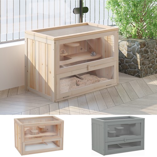 Gabbia legno per criceti - per,