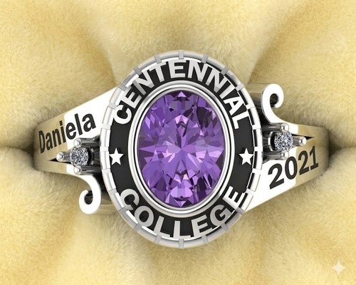 Anello taglio ovale ametista - ovale,