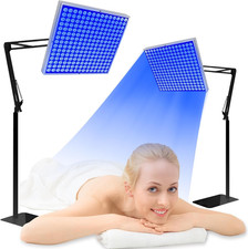 Solarium per La Casa, 460 NM, Lampada Abbronzante Con 225 LED, Supporto Pieghevo