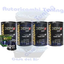 Tagliando Olio Bardahl XT4S 10W50 Per Yamaha XVS 1300 A Midnight Star 2014>2015