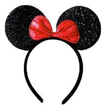 Cerchietto orecchie topolina Minnie Con paillettes Donna Carnevale L.90903