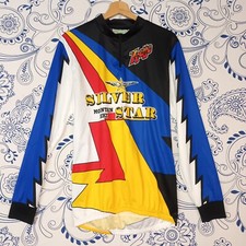 VINTAGE YVETTE XL MADE IN ITALY CYCLING JERSEY MOUNTAIN BIKE MAGLIA CICLISTA XL