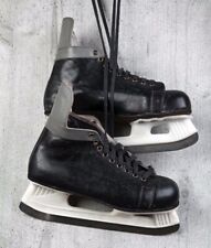 Pattini vintage da ghiaccio anni 60-70 probabilmente sovietici neri, buone condi