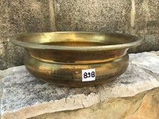 Portavasi basso in ottone