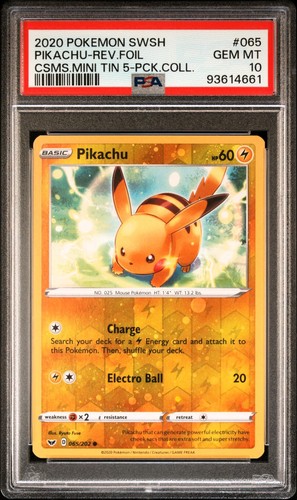 Psa gem mint - mint, pikachu